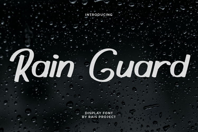 Rain Guard Font