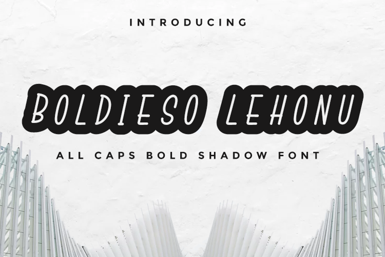 Boldieso Lehonu Font