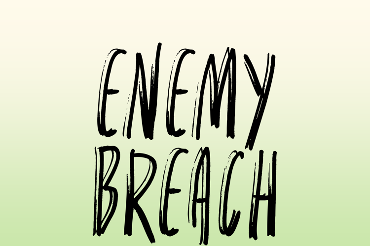 Enemy Breach Font
