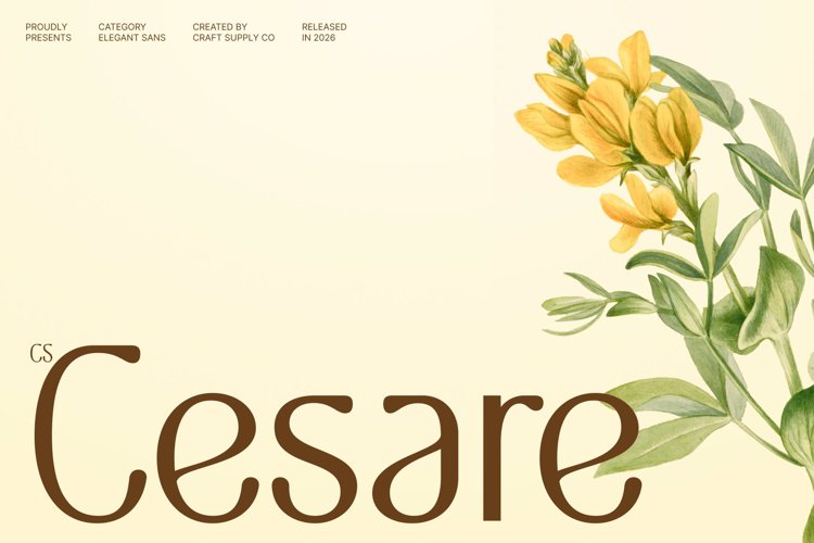Preview of CS Cesare Font