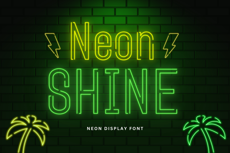 Neon Shine Font