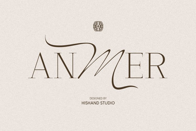 Preview of Anmer Font