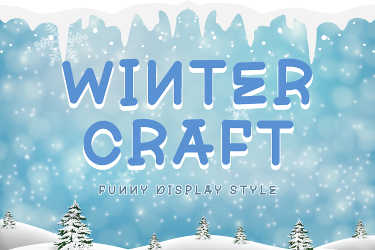 Preview of Winter Craft Font