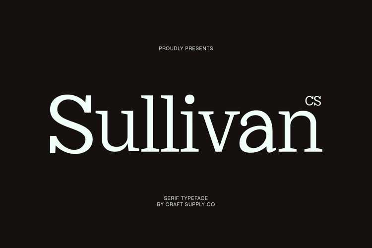 Preview of CS Sullivan Font