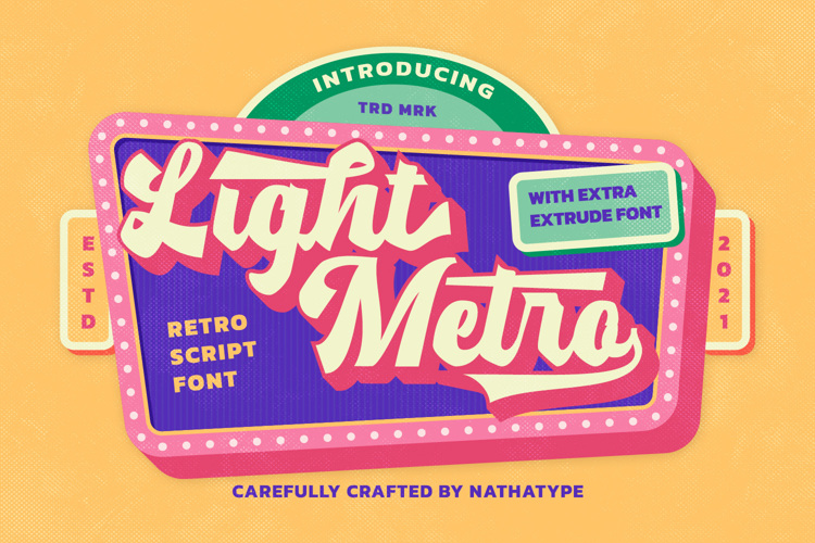 Light Metro Font