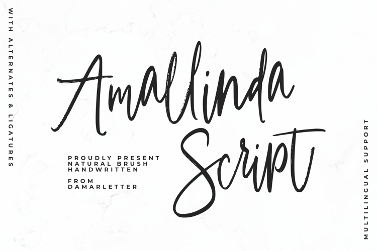Amallinda Script Font
