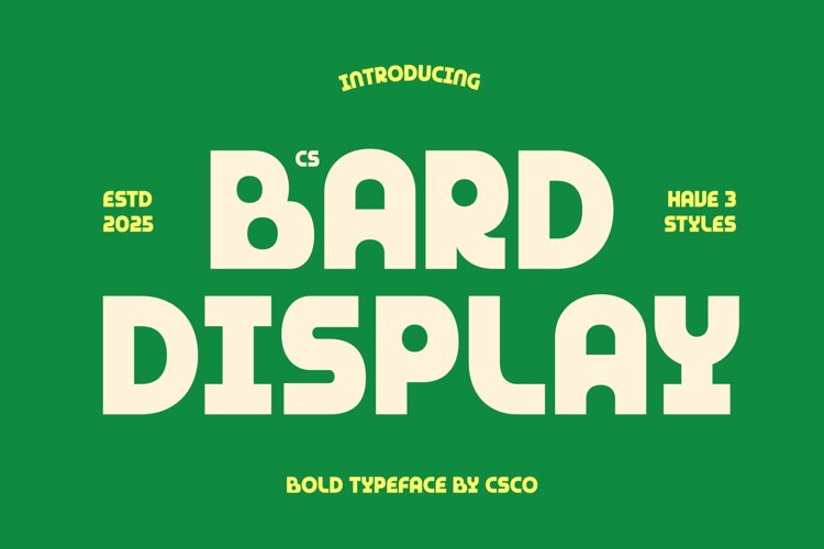 Preview of CS Bard Font
