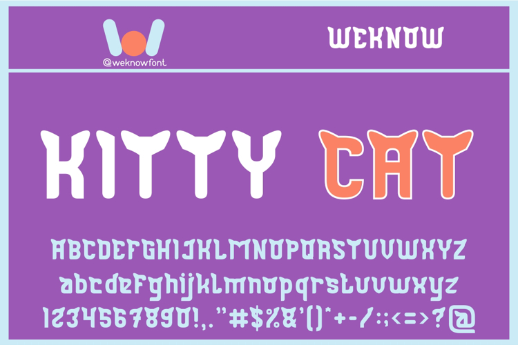 KITTY CAT Font