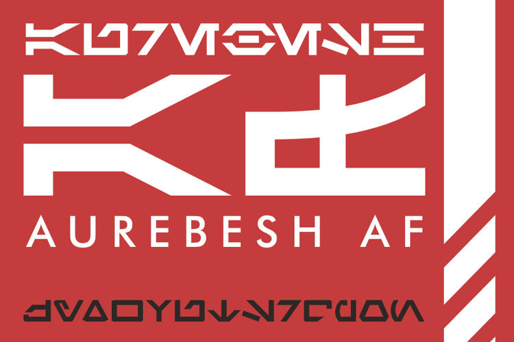 Aurebesh AF Font