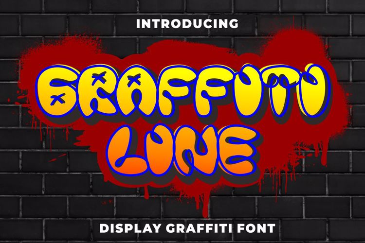 Graffiti Line Font