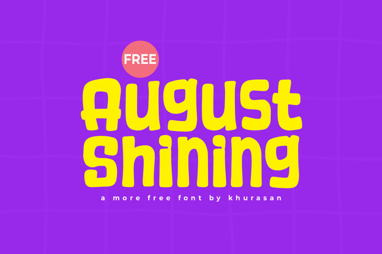 Preview of August Shining Font