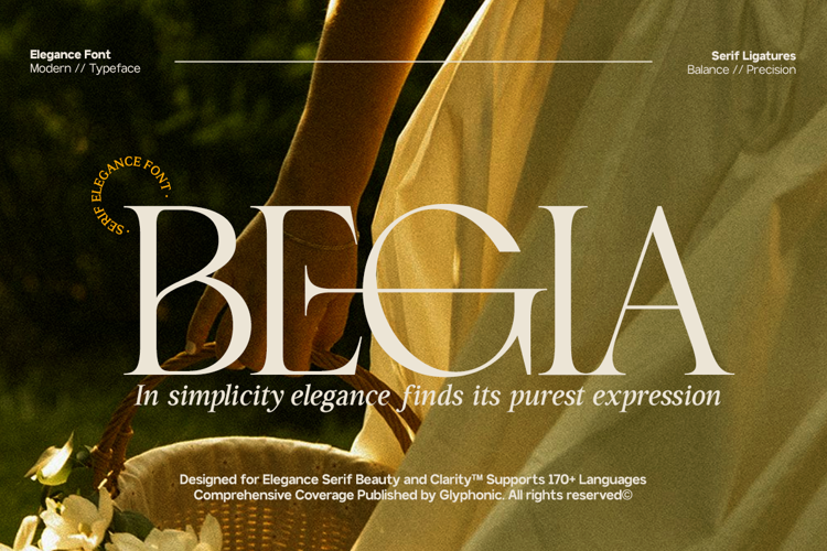 Preview of GC Begia Font