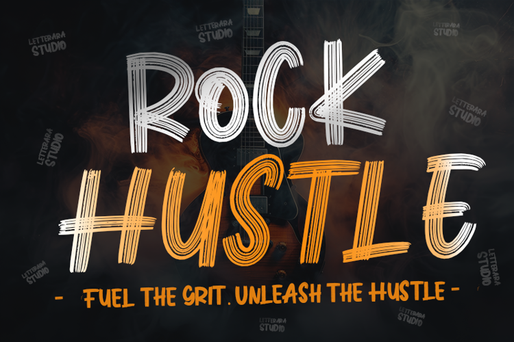 Preview of Rock Hustle Font