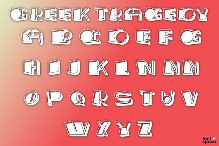 Greek Tragedy Font