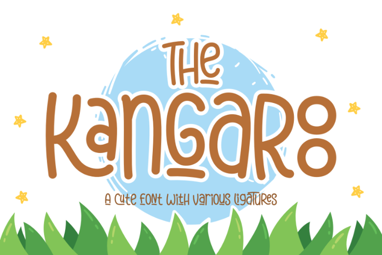 Preview of The Kangaroo Font
