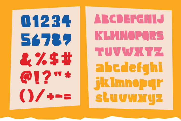 Preview of Chado Font