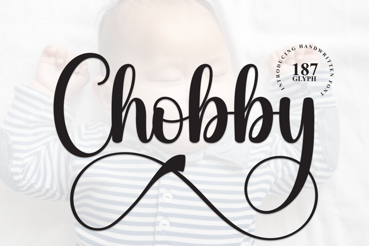 Preview of Chobby Font