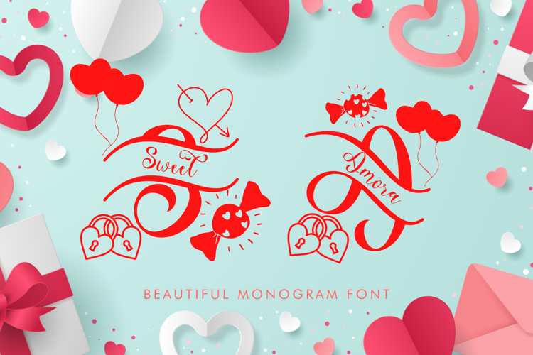 Preview of Sweet Amora Font