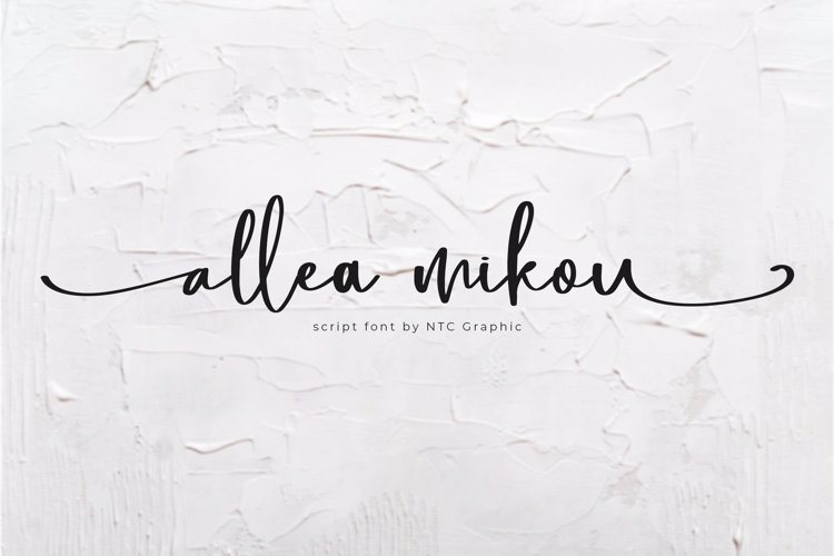 Preview of Allea Mikou Font
