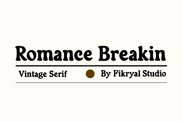 Romance Breakin Font