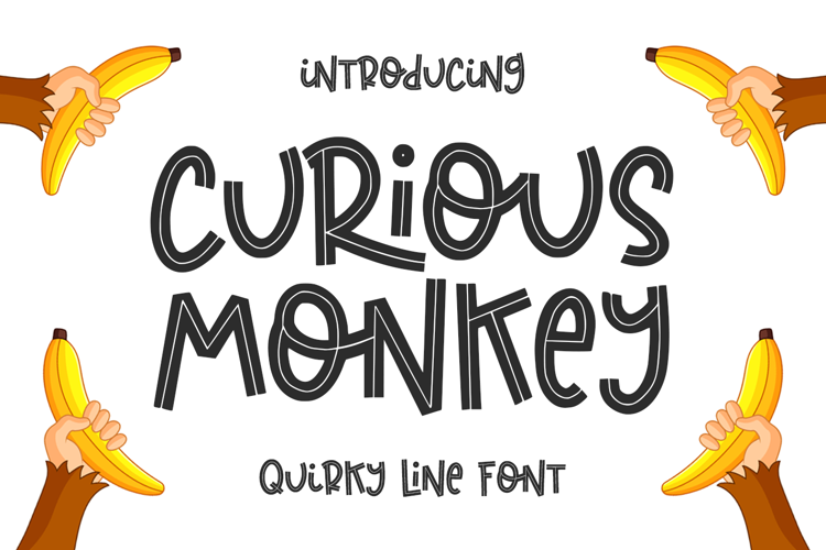 curious monkey Font