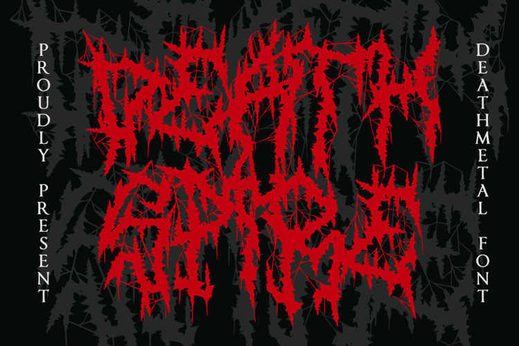 Preview of Death Spire Font
