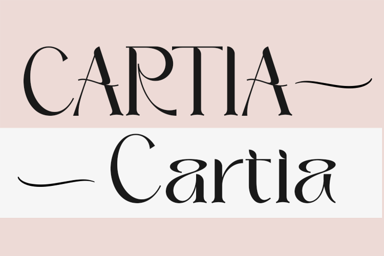 Cartia Font