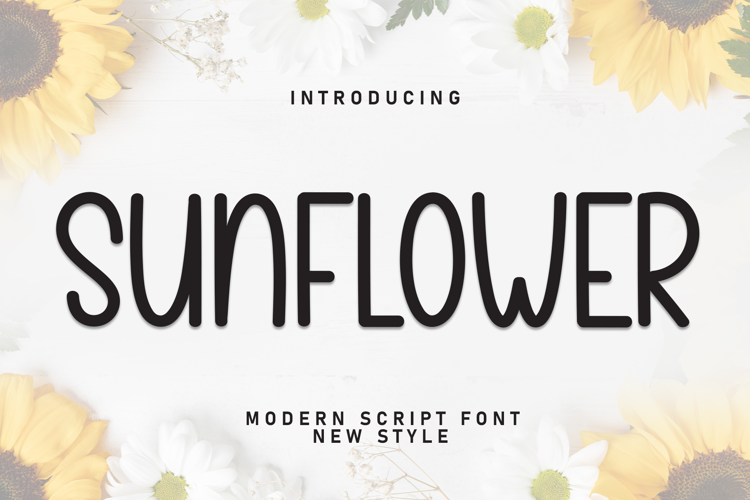 Preview of Sunflower Font