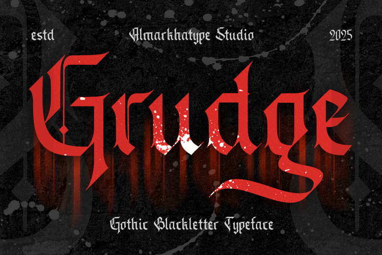 Preview of Grudge Font
