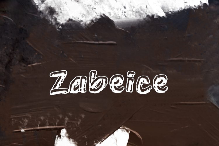 Preview of z  Zabeice Font