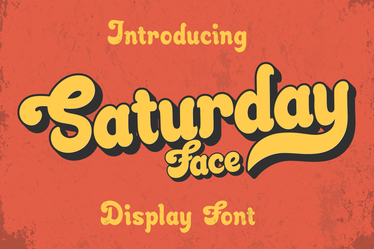 Saturday Face Font