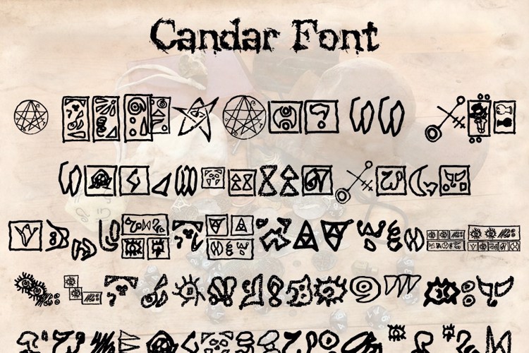 Preview of Candar Font