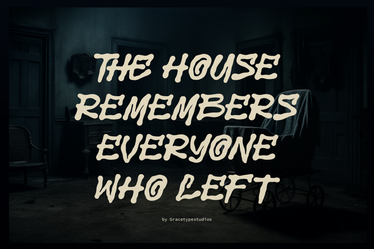 Preview of Derelict Font