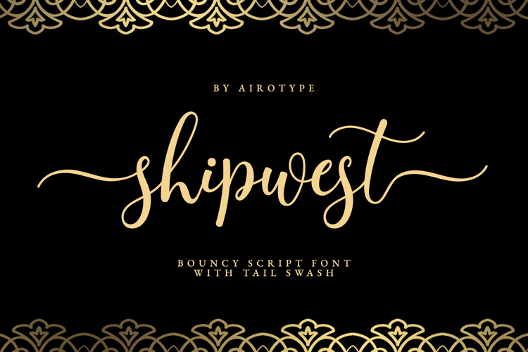 Preview of Shipwest Font