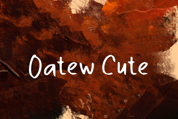 Oatew Cute Font