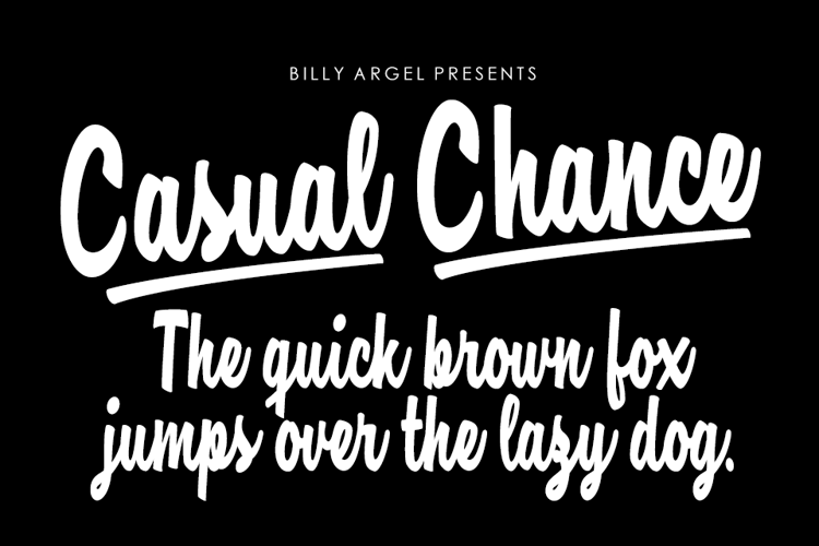 Casual Chance Font