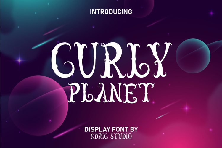 Curly Planet Font
