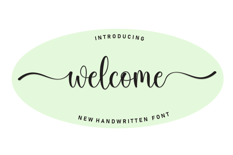 Preview of Welcome Font