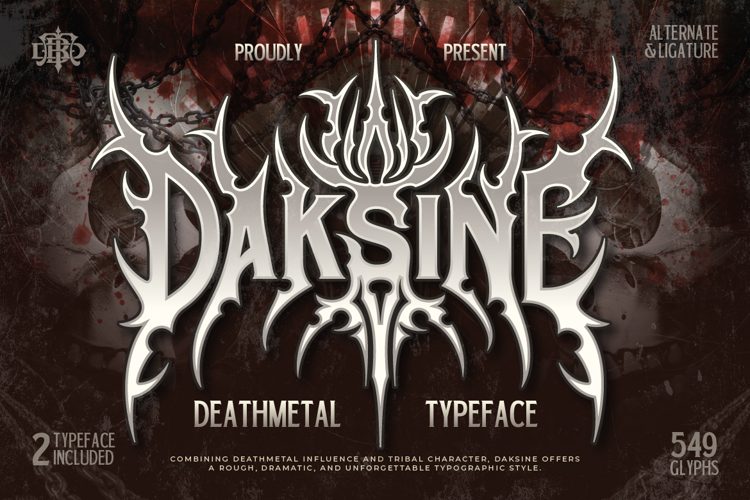 Preview of Daksine Font