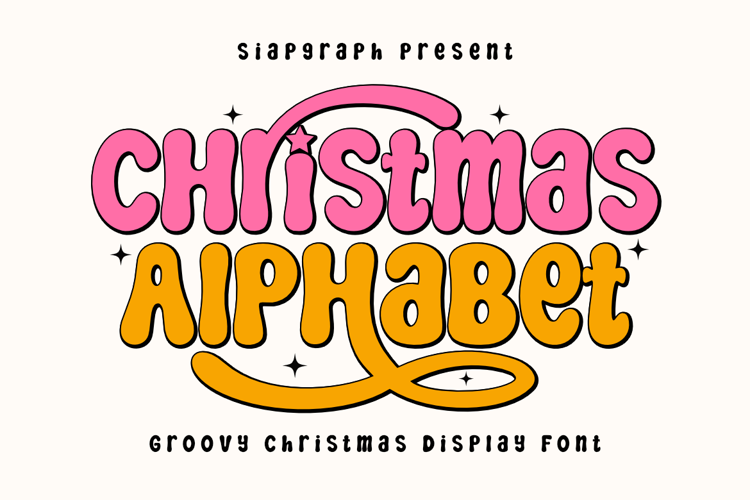 Preview of Christmas Alphabet Font