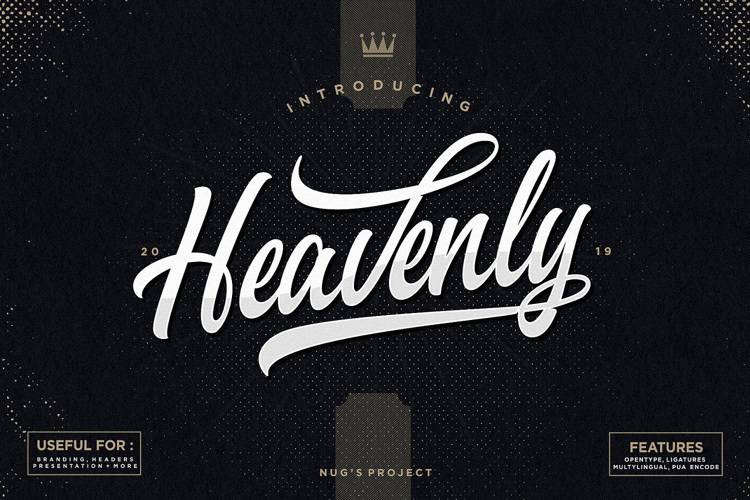 Heavenly Font