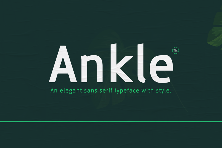 Ankle Font