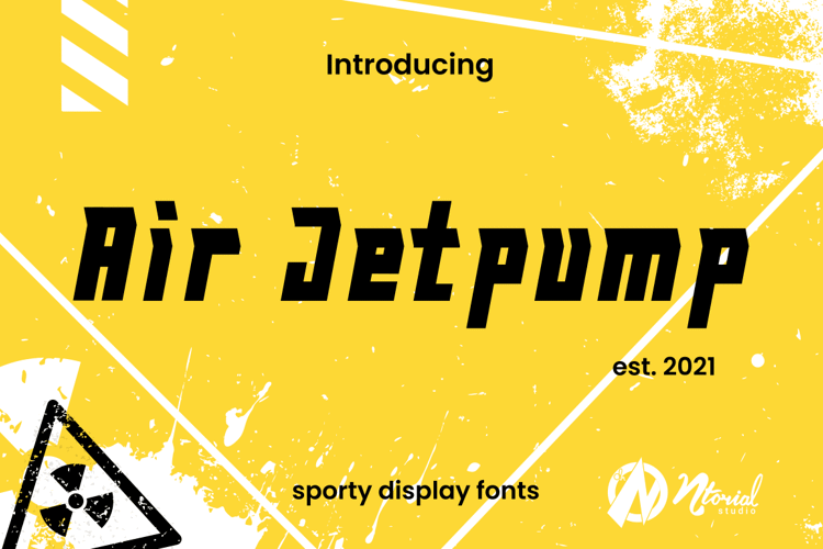 Air Jetpump Font