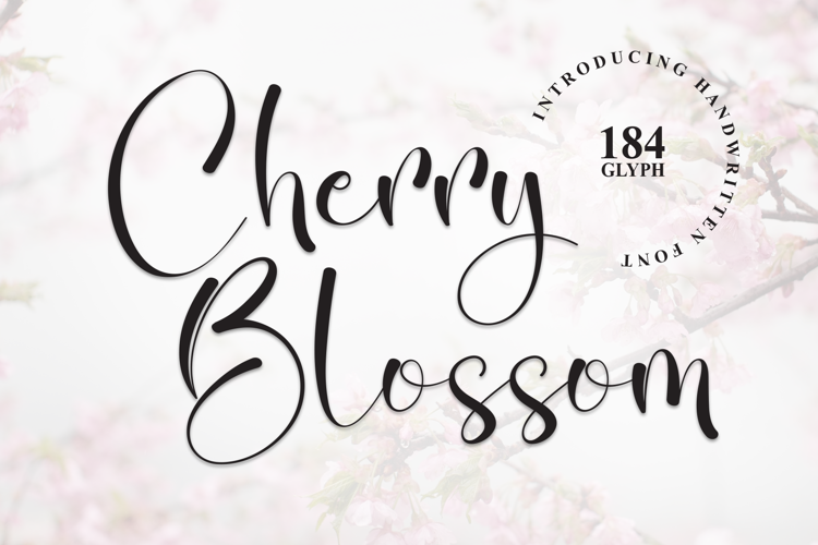 Preview of Cherry Blossom Font