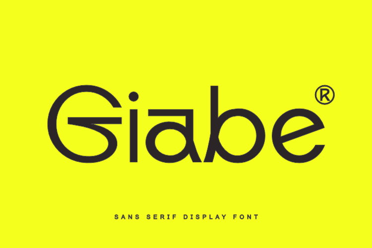Preview of Giabe Font