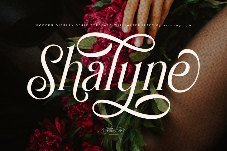 Preview of Shalyne Typeface O Font