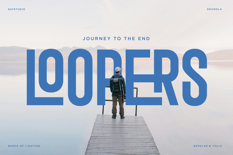 Preview of Gramola DEMO Font