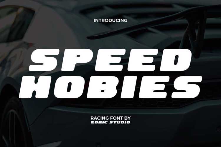 Preview of Speed Hobies Font