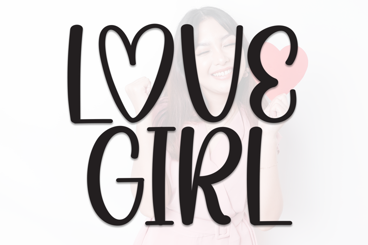 Preview of Love Girl Font