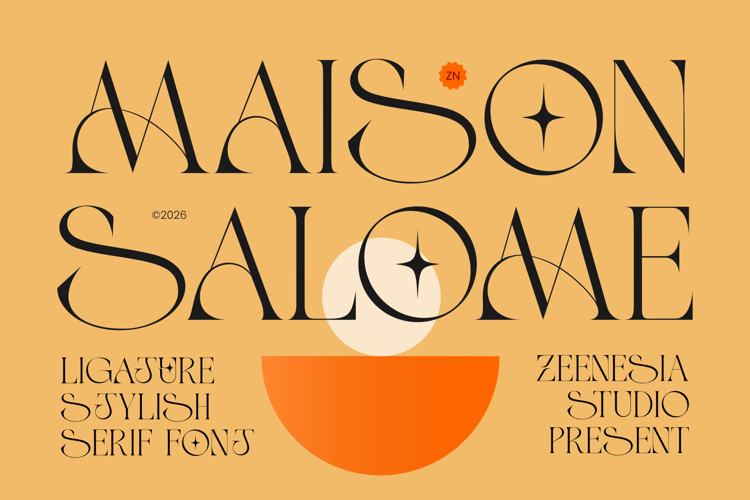 Preview of Maison Salome Font